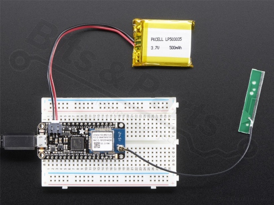 Adafruit Feather M0 WiFi with uFL - ATSAMD21 + ATWINC1500 - Adafruit 3061